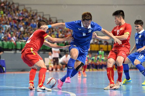 Xem lại trận đấu giữa Futsal Việt Nam và Thái Lan tại vòng bảng