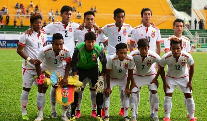 Yan Naing Oo ghi bàn mở tỉ số trận đấu