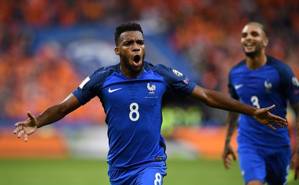 Thomas Lemar vừa ghi 2 b&agrave;n gi&uacute;p ĐT Ph&aacute;p thắng đậm H&agrave; Lan