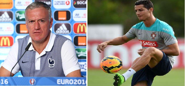 HLV Didier Deschamps: &ldquo;Chẳng c&oacute; c&ocirc;ng thức n&agrave;o để chặn Ronaldo&rdquo;!