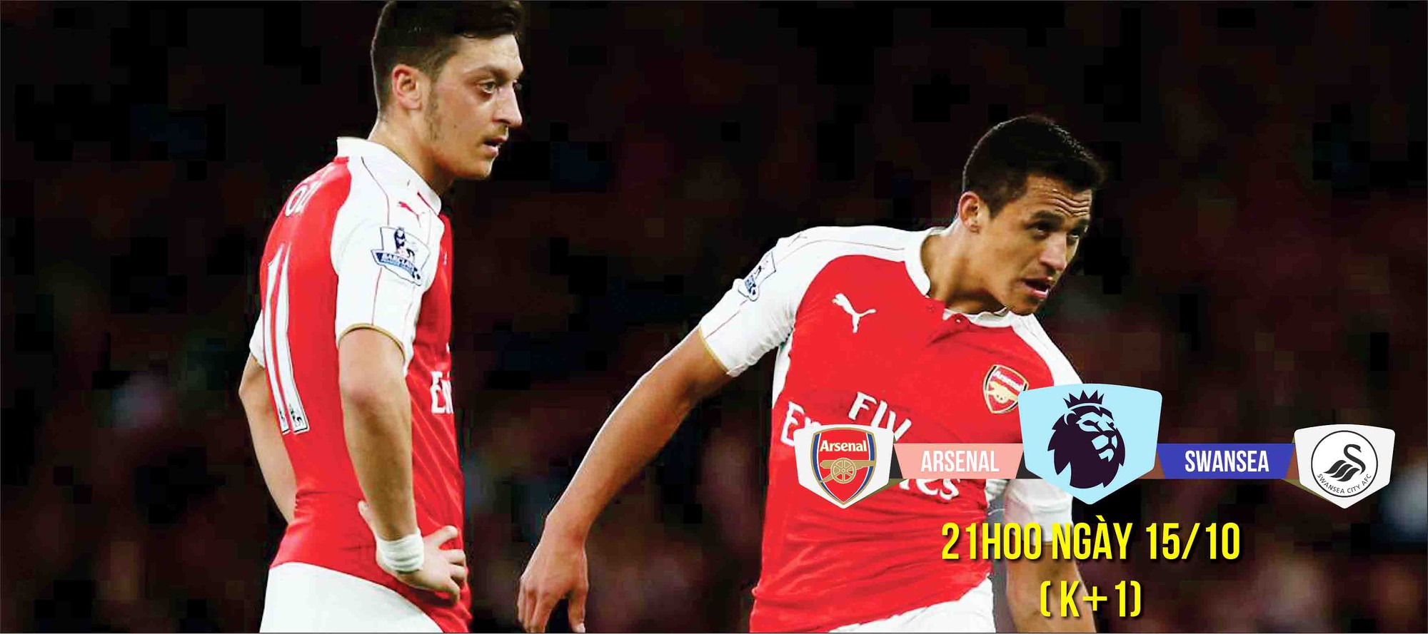Arsenal - Swansea: “Pháo thủ” thăng hoa sau loạt trận quốc tế