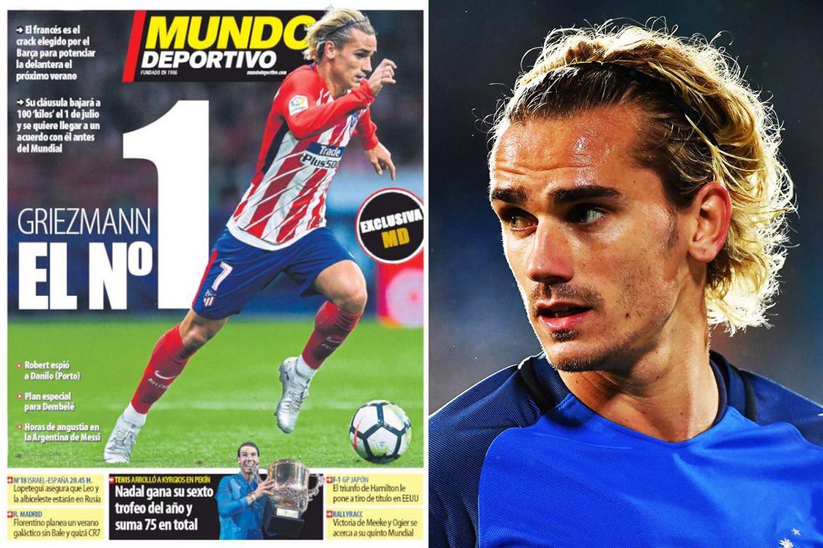 Ngoài Man Utd, Barcelona cũng đang thể hiện sự quan tâm đến Griezmann Ngoài Man Utd, Barcelona cũng đang thể hiện sự quan tâm đến Griezmann