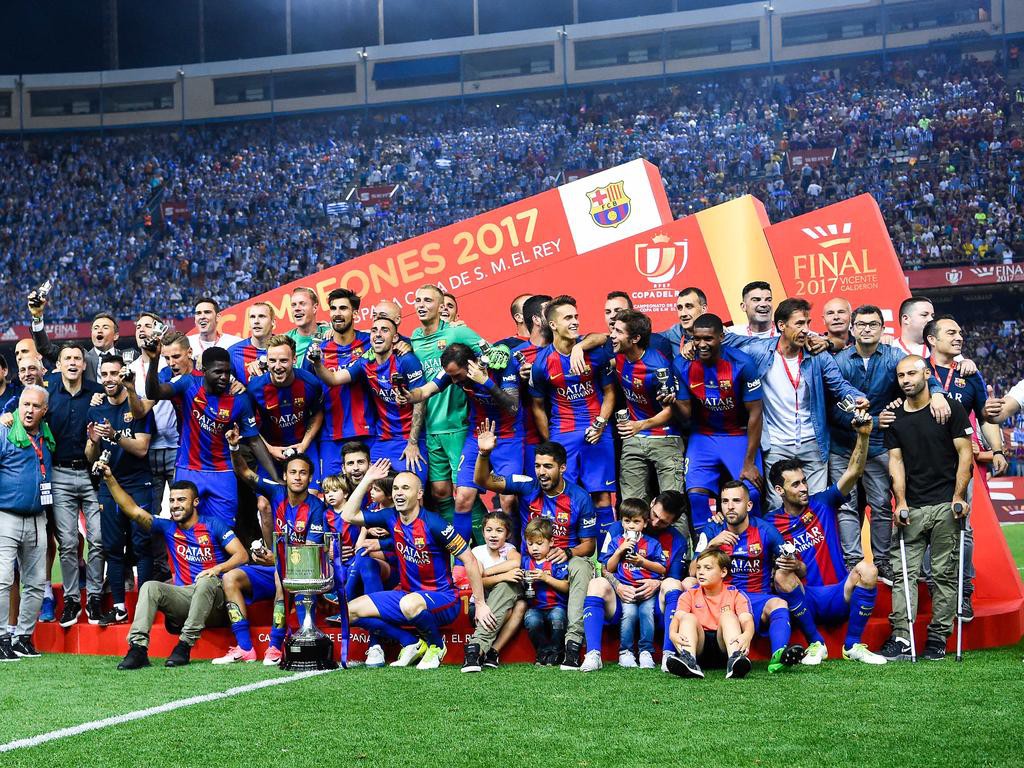 Barcelona chỉ gi&agrave;nh được C&uacute;p Nh&agrave; Vua trong m&ugrave;a giải 2016/17