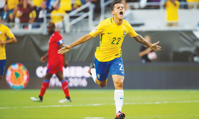 7h30 ng&agrave;y 13/06: Brazil-Peru: Dunga dựa hết v&agrave;o Coutinho