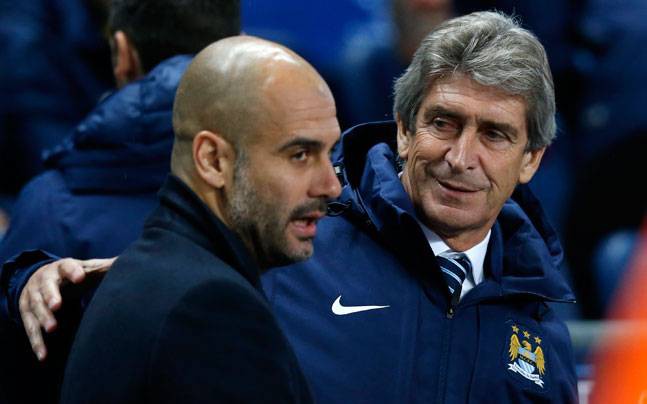 Pep Guardiola đang có thành tích tệ hơn Manuel Pellegrini Pep Guardiola đang có thành tích tệ hơn Manuel Pellegrini