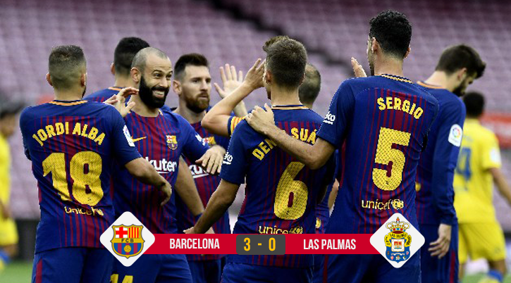 Kết quả bóng đá: Cú đúp của Messi giúp Barca lập kỷ lục La Liga