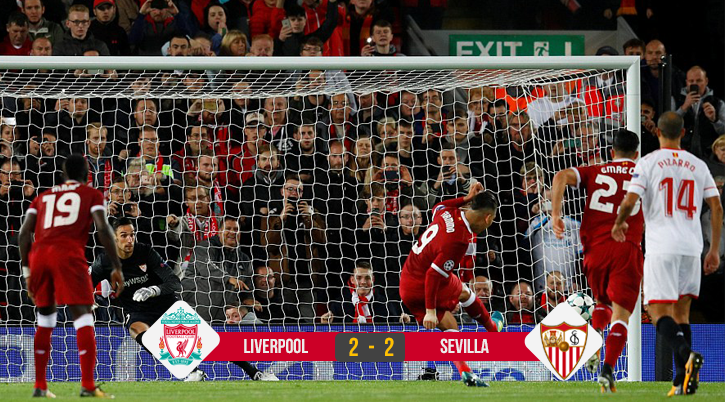 Kết quả bóng đá: Liverpool đánh rơi 3 điểm trong ngày Firmino sắm vai... Gerrard