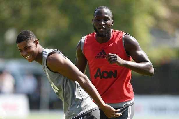 Lukaku tập luyện cùng đồng đội mới ở Man Utd, Marcus Rashford Lukaku tập luyện cùng đồng đội mới ở Man Utd, Marcus Rashford