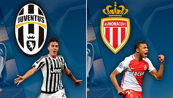 Link xem trực tiếp trận AS Monaco - Juventus