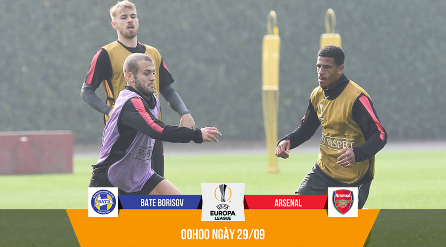 Link xem trực tiếp trận BATE Borisov - Arsenal