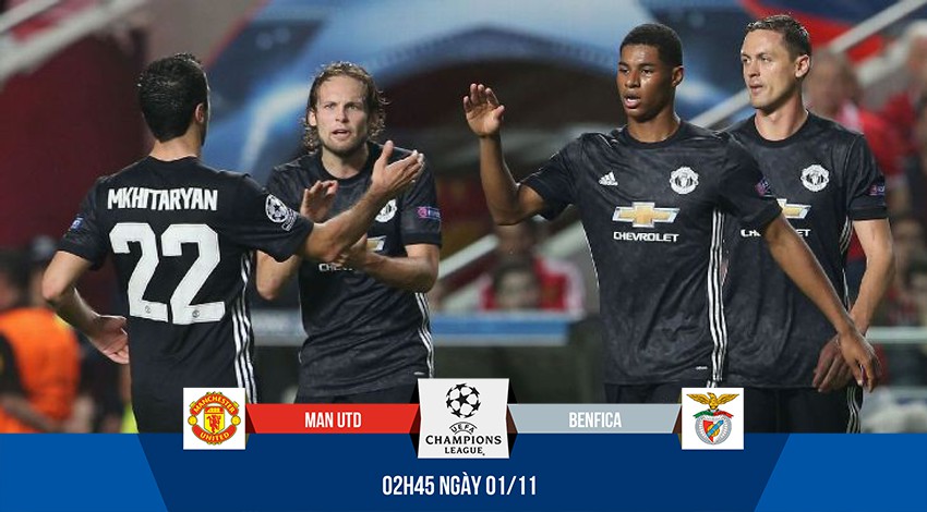 Link xem trực tiếp C1 trận Man Utd - Benfica