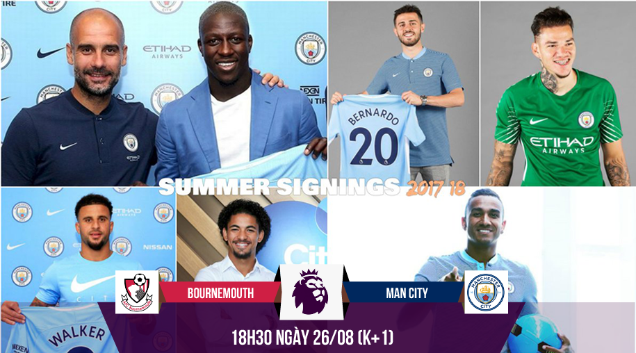 Tiền tấn của Man City có thể đè bẹp Bournemouth?