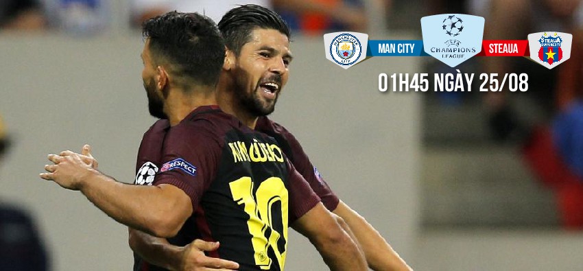 Man City - Steaua Bucuresti: Chỉ mong Aguero không khập khiễng