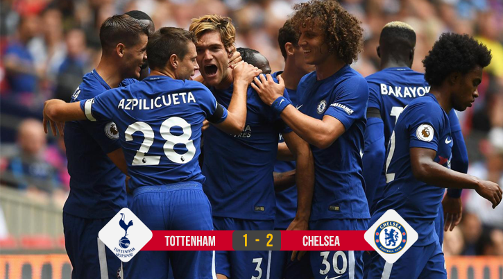 Marcos Alonso lập cú đúp giúp Chelsea đả bại Tottenham
