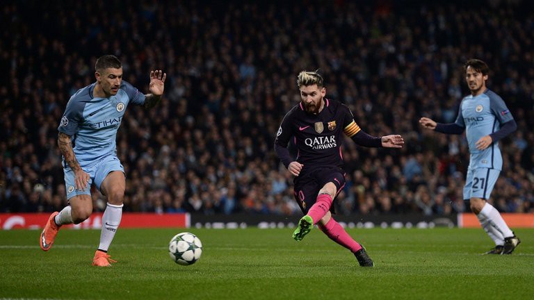 Messi lập kỷ lục trong ngày Barcelona thảm bại trước Man City
