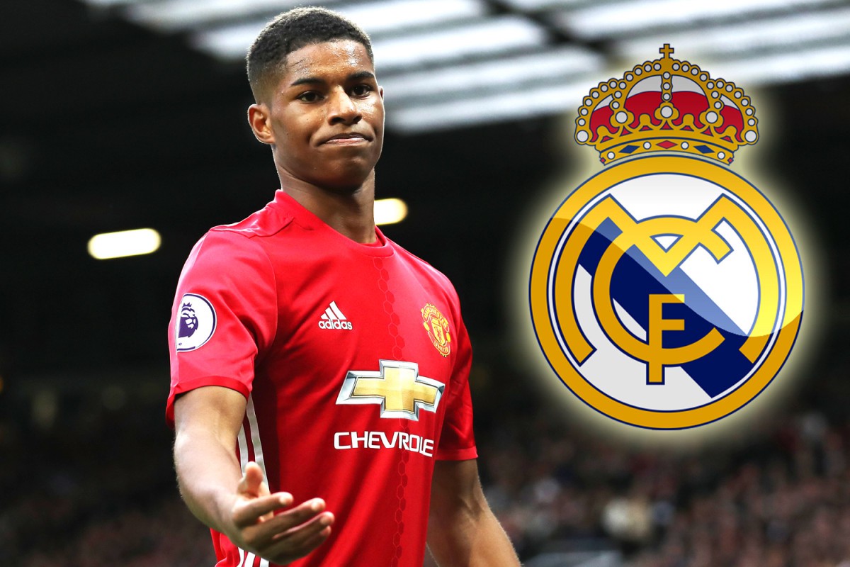 Rashford đang nh&acirc;n được sự quan t&acirc;m của Real Madrid