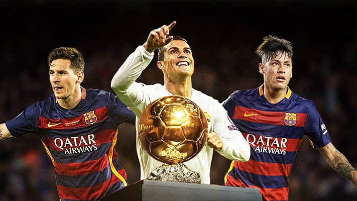 Neymar đang đe dọa phá thế độc tôn của Ronaldo và Messi