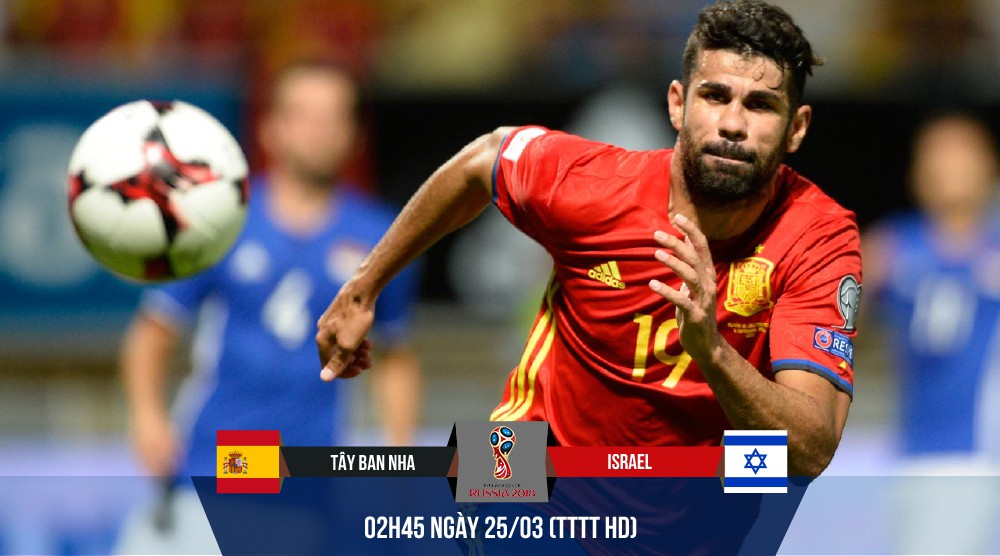Tây Ban Nha - Israel: Khi Costa được ... sổ lồng