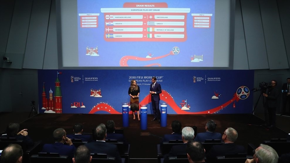 Tin bóng đá ngày 17/10: Italia gặp Thụy Điển ở vòng play-off World Cup