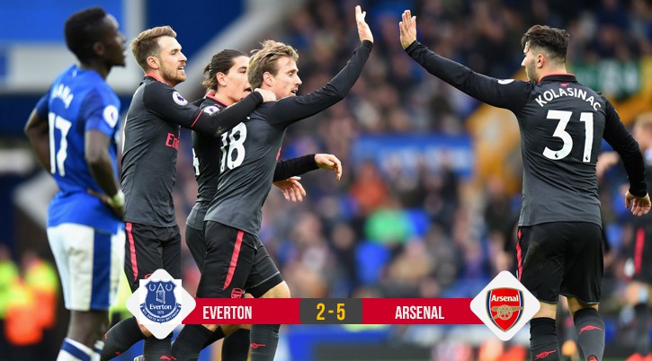 Kết quả bóng đá: Arsenal bùng nổ khó tin đánh bại Everton