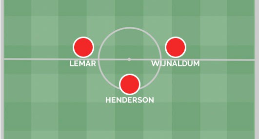 Lemar c&oacute; thể đ&aacute; tiền vệ trung t&acirc;m ở Liverpool