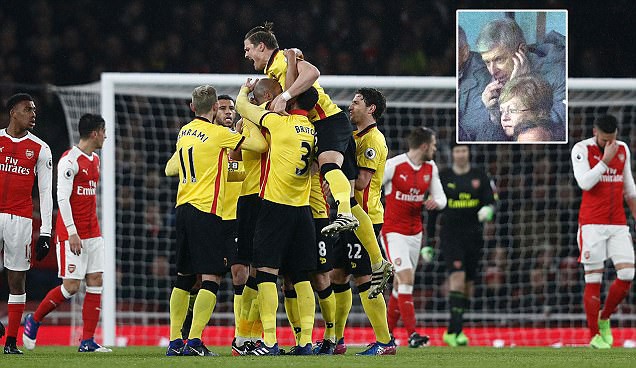 Video: Arsenal thua sốc Watford