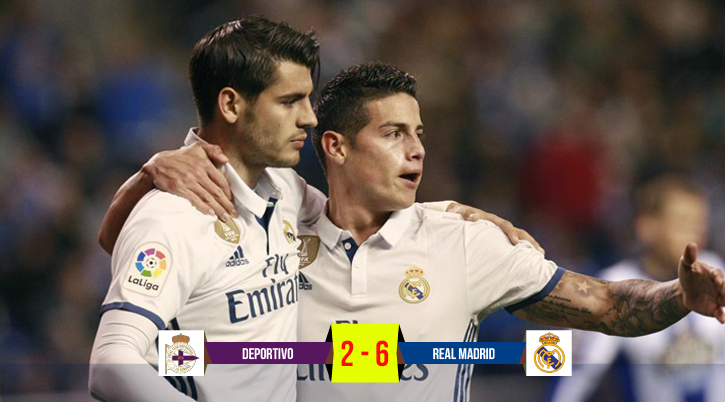 Video: "Kép phụ" giúp Real Madrid dội mưa bàn thắng vào lưới Deportivo