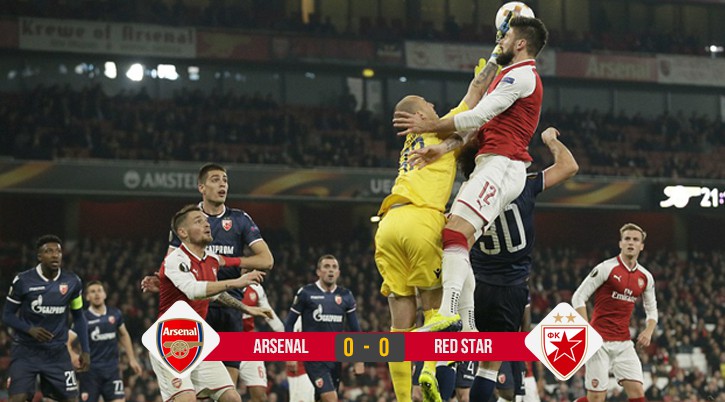 Video: Chỉ giành 1 điểm Arsenal vẫn sớm vượt qua vòng bảng Europa League
