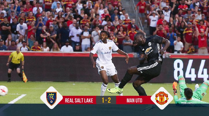 Video: Lukaku ghi bàn ra mắt giúp Man Utd thắng ngược Real Salt Lake
