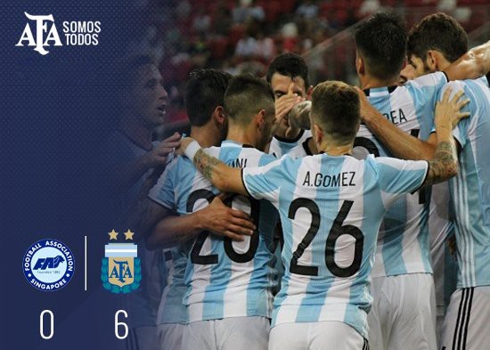 Video: Vắng Messi, Di Maria nổ súng giúp Argentina vùi dập Singapore