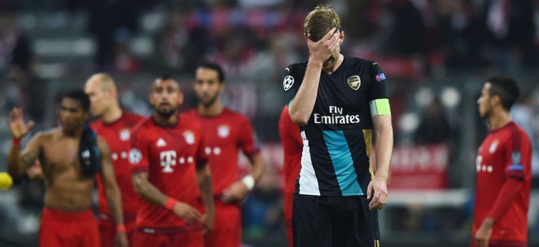 Vòng 1/8 Champions League: Arsenal gặp lại “hung thần” Bayern Munich