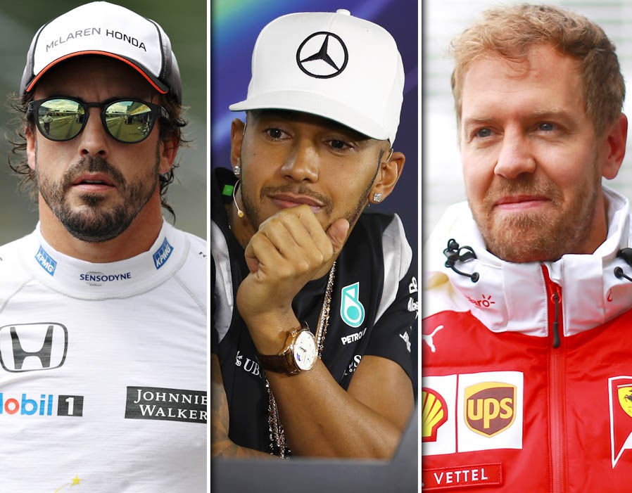 Tay đua F1 nào đang lĩnh lương khủng nhất mùa giải 2018?