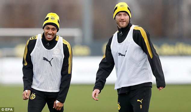 Aubameyang đã trở lại tập luyện cùng Dortmund Hình ảnh: Aubameyang đã trở lại tập luyện cùng Dortmund