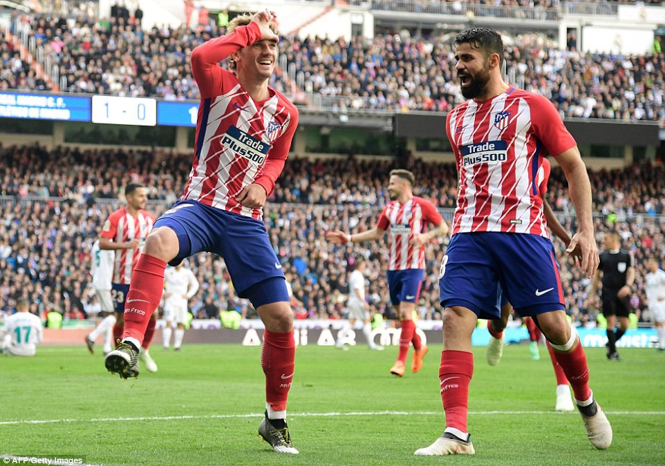 H&igrave;nh ảnh: Griezmann ghi b&agrave;n gỡ h&ograve;a cho Atletico Madrid chỉ sau 4 ph&uacute;t bị dẫn b&agrave;n