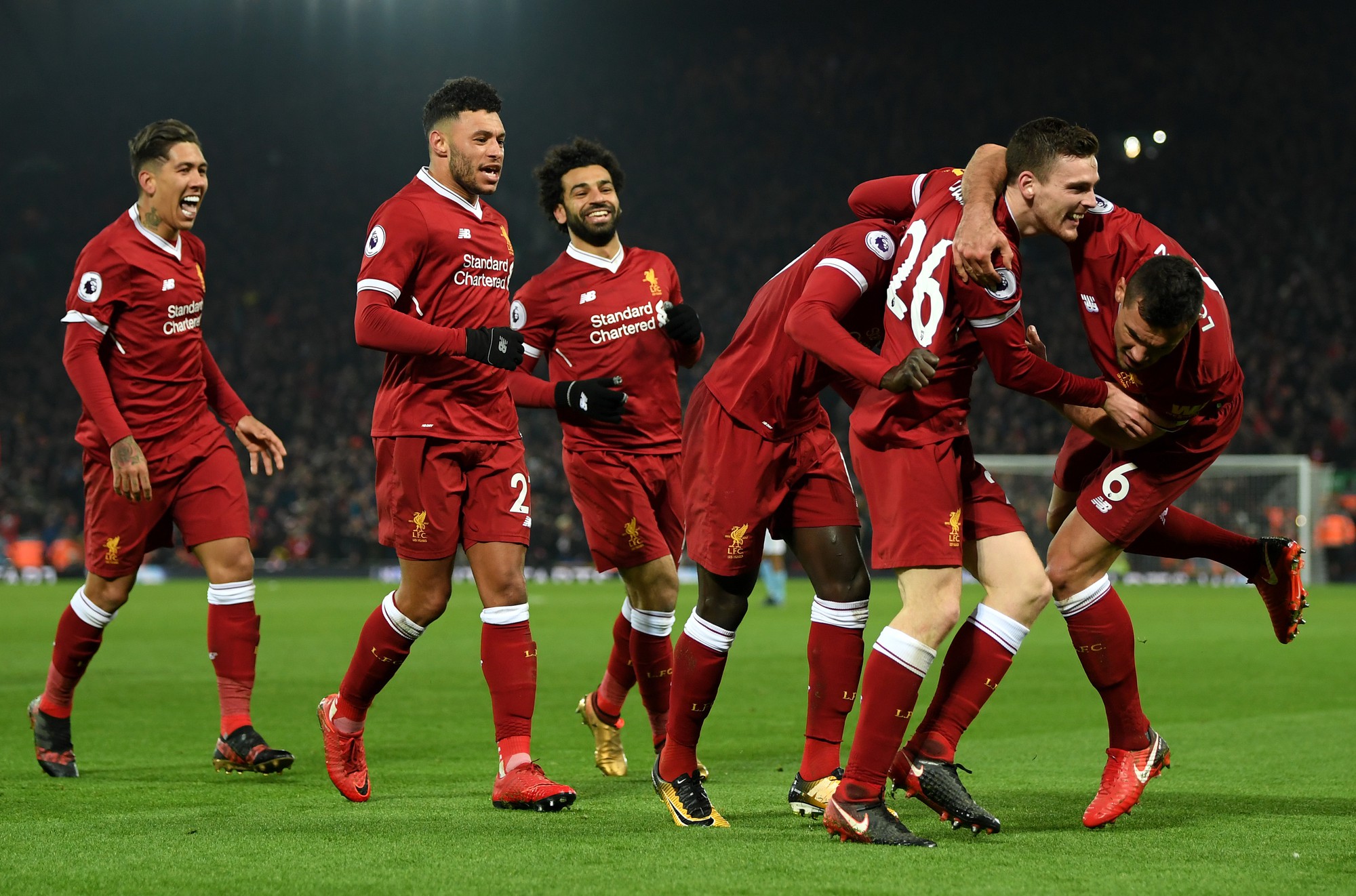 Liverpool đang bất bại trên sân nhà Anfield mùa này Hình ảnh: Liverpool đang bất bại trên sân nhà Anfield mùa này