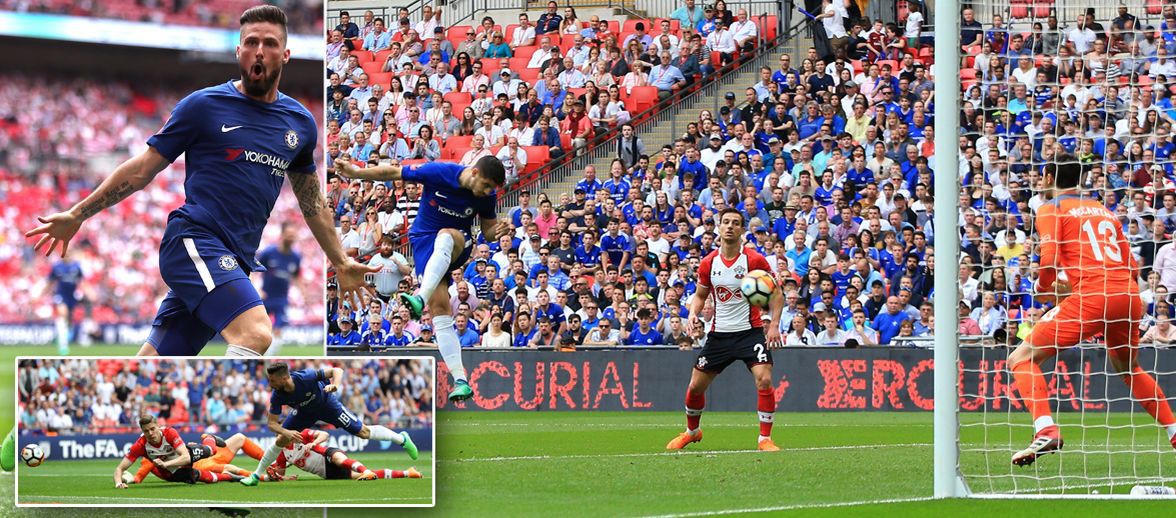 Video: "Song sát" Morata - Giroud toả sáng, Chelsea vào CK FA Cup