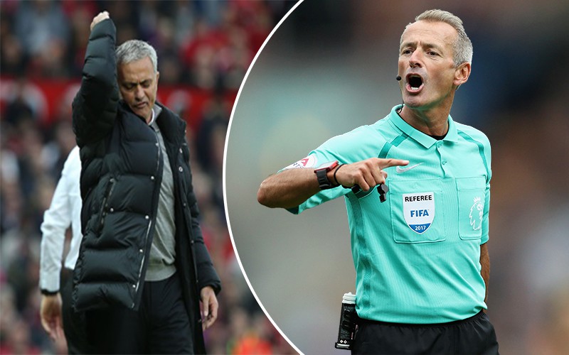 Vì sao Mourinho không vui khi biết tên trọng tài bắt trận derby?