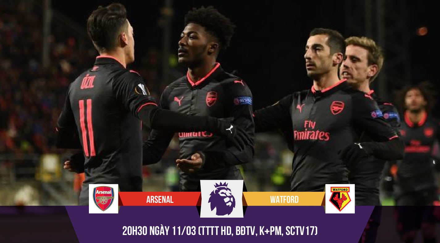 "Máy bơm bàn thắng M-O" giúp Arsenal hạ Watford hái về 3 điểm?