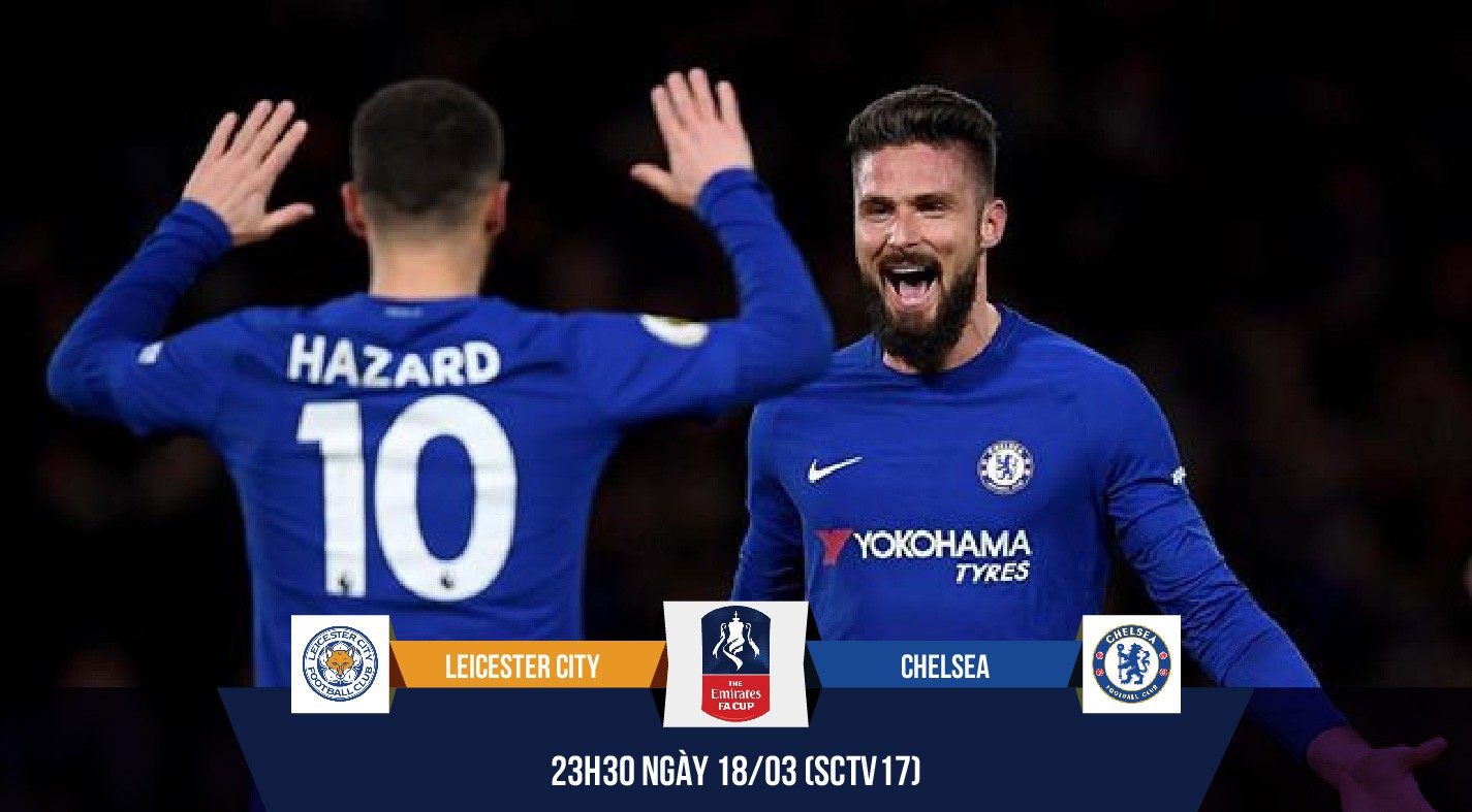 "Vua đá Cúp FA" sẽ giúp Chelsea hạ Leicester tiến vào bán kết?