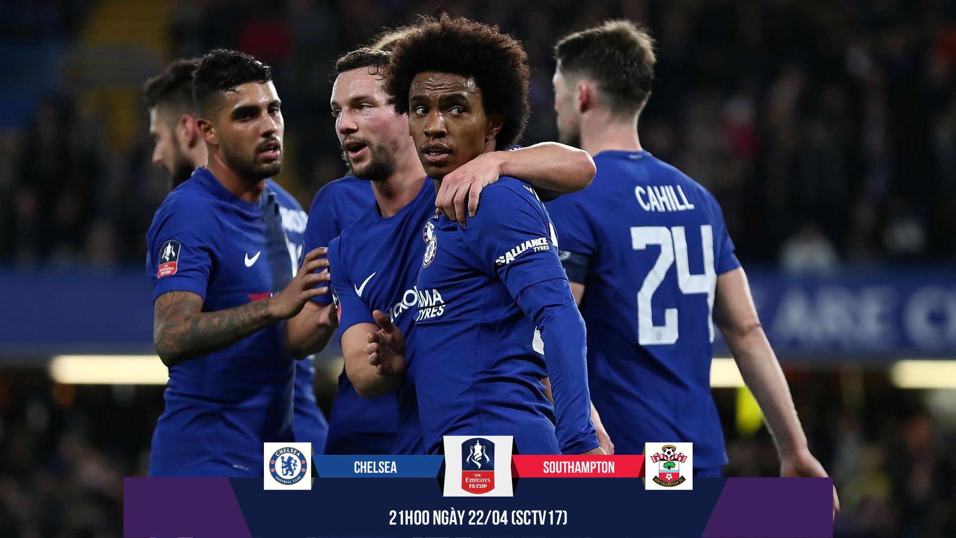 "Song sát" nào sẽ giúp Chelsea hạ Southampton bay vào chung kết FA Cup?