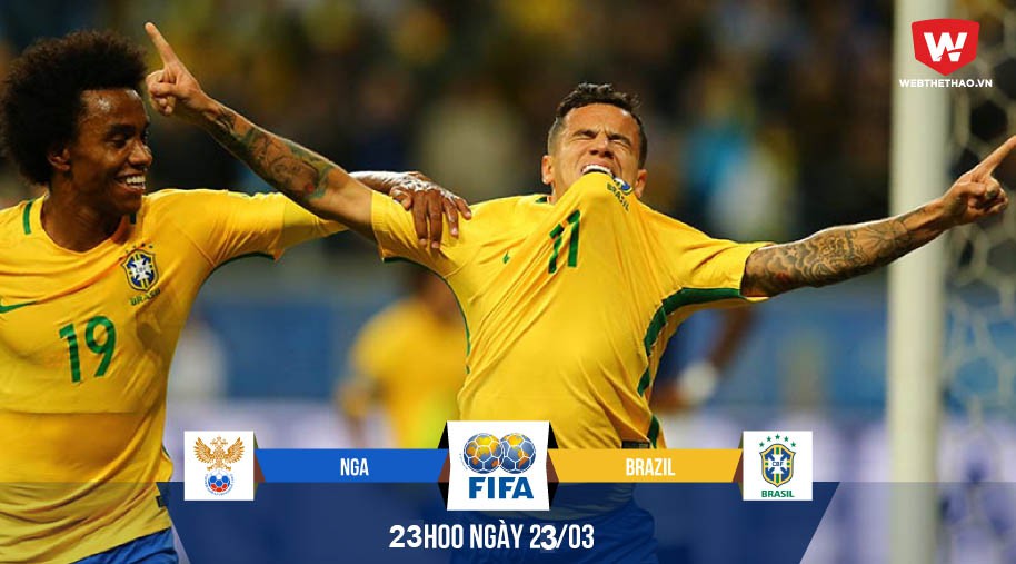 Song tấu Willian - Coutinho giúp Brazil xẻ thịt "gấu" Nga?