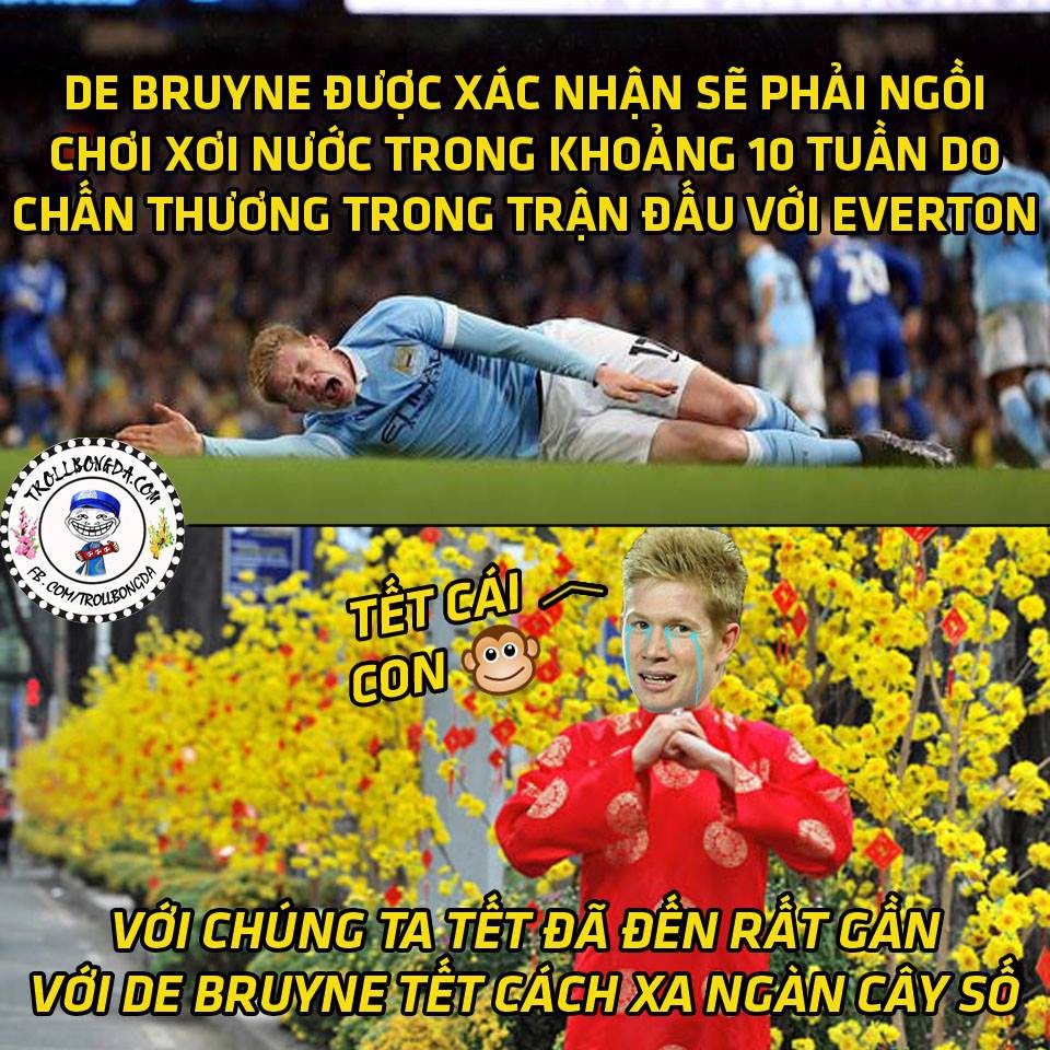 Qu&aacute; buồn cho Man City v&agrave; De Bruyne.