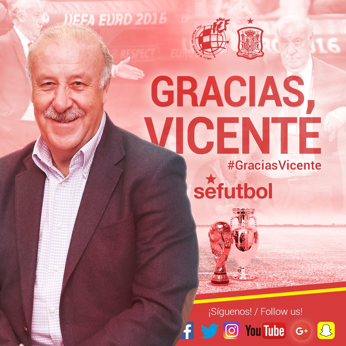Del Bosque ch&iacute;nh thức chia tay ĐT T&acirc;y Ban Nha.