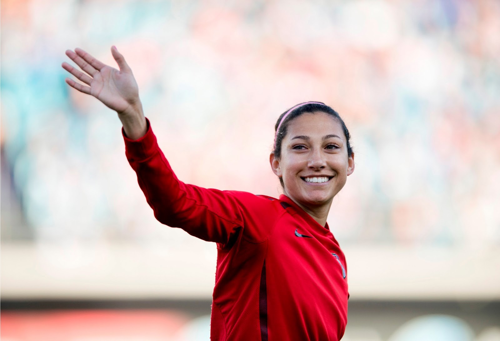 Nụ cười tỏa nắng của Christen Press.