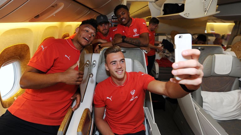 Arsenal vô đối về selfie
