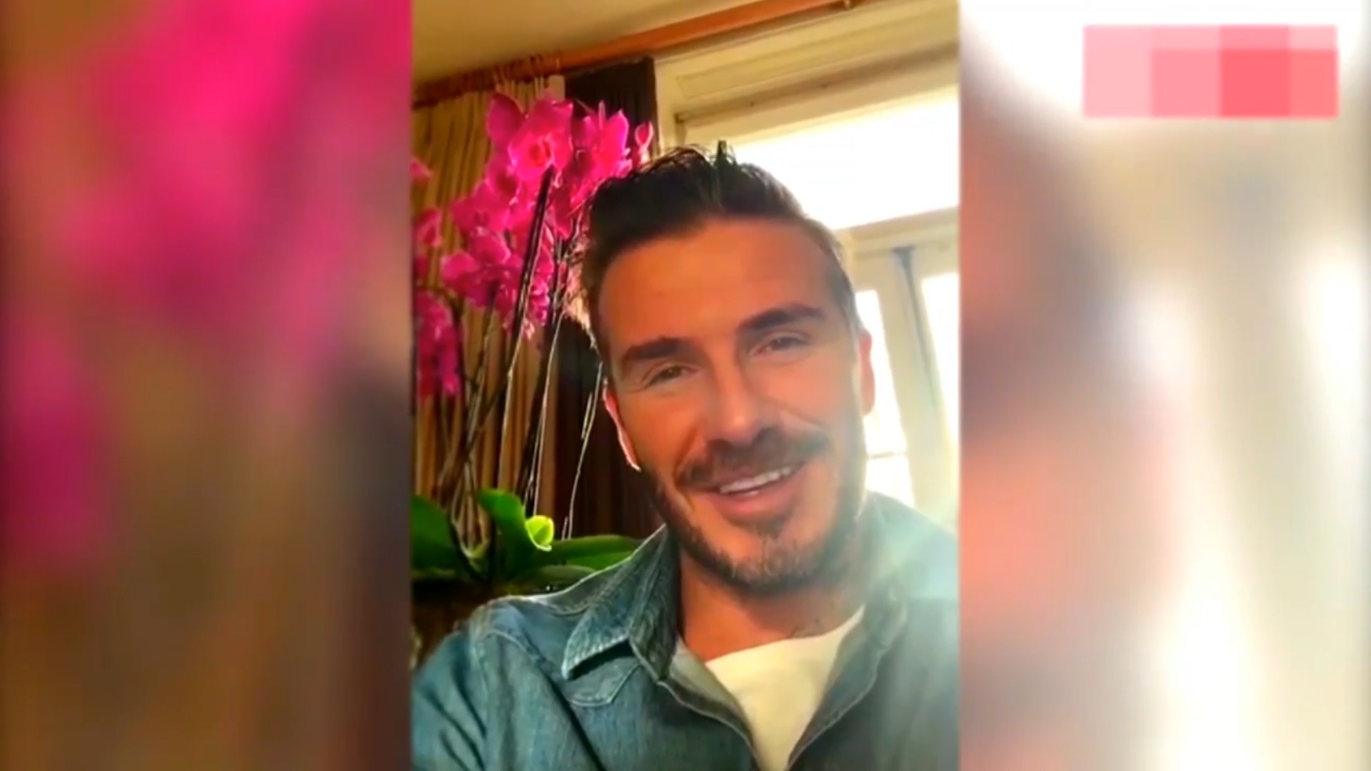 Beckham quay clip gửi đến fan nhí bị ung thư