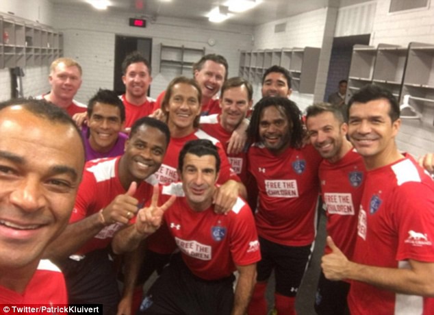 Del Piero, Luis Figo, Paul Scholes tái ngộ tại "Huyền thoại toàn cầu"