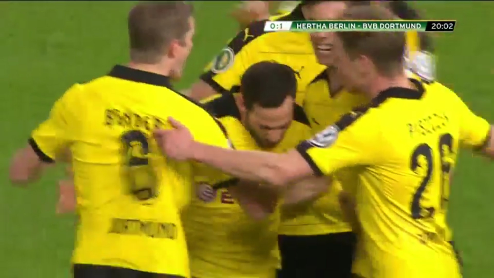Hertha Berlin - Dortmund: Chiến thắng mang tên đội khách