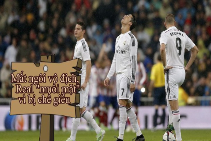 Mất ngôi vô địch trước Barca, Real muối mặt vì bị chế giễu
