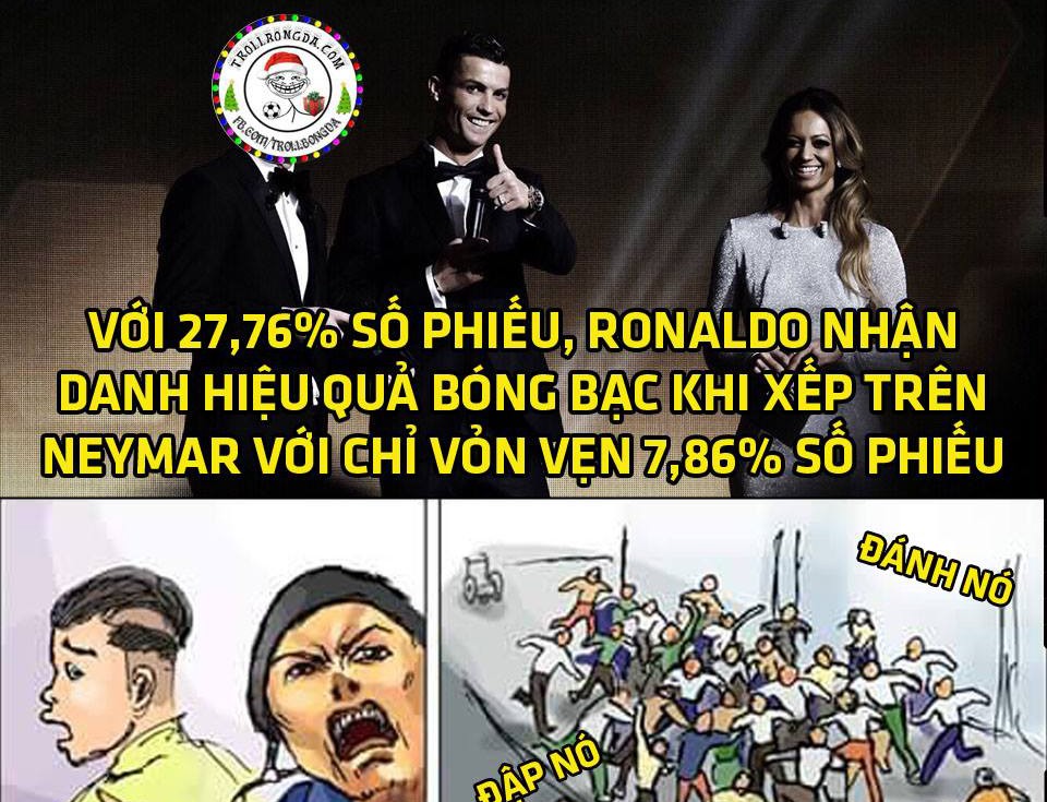 Quả bóng Bạc thuộc về Ronaldo là hợp lý